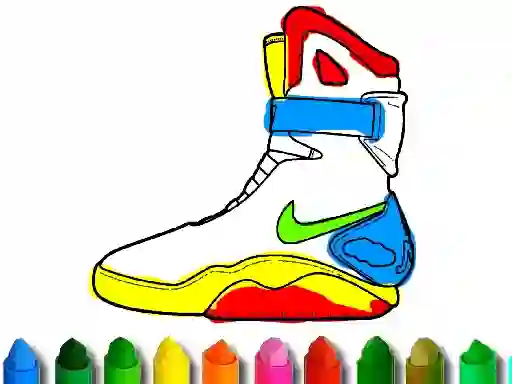 Mäng Back To School: Shoe Coloring Internetis