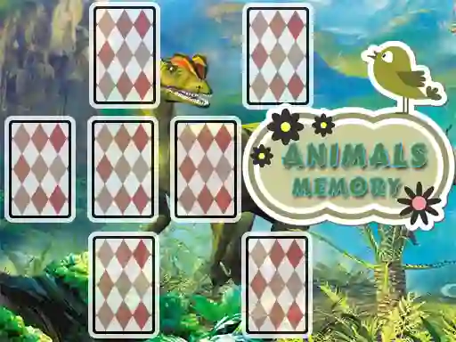 Mäng Animals Cards Memory Internetis