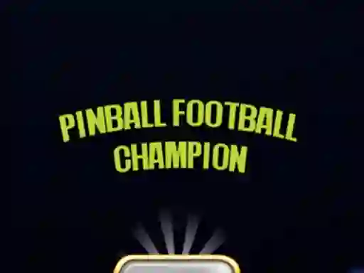 Mäng Pinball Football Champion Internetis