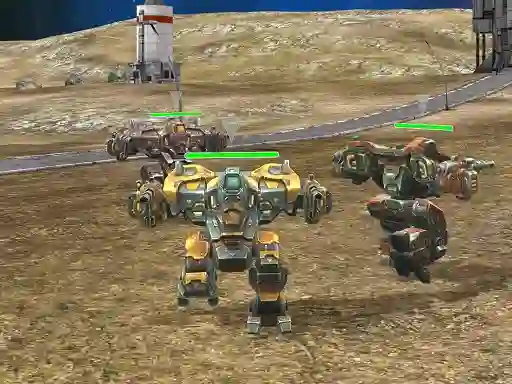 Mäng War Robot Earth Survival Internetis
