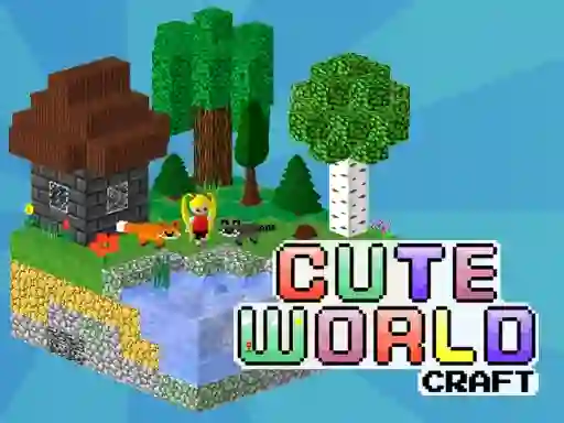 Mäng Cute World Craft Internetis