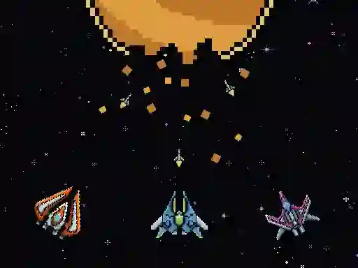 Mäng Galactic Pixel Storm Internetis