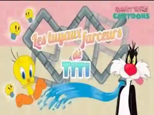 Mäng Looney Tunes Cartoons Les tuyaux farceurs de Titi Internetis