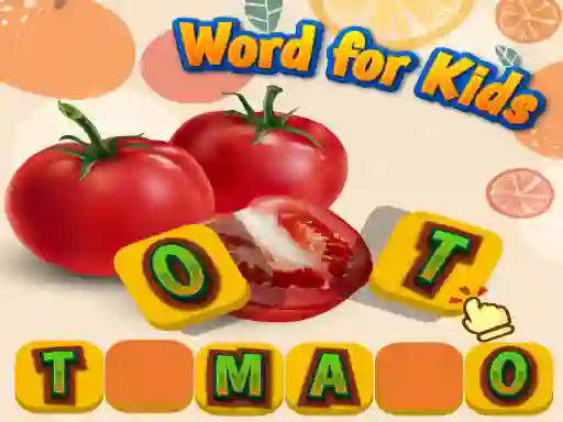 Mäng Fruits and Vegetables Word for Kids Internetis