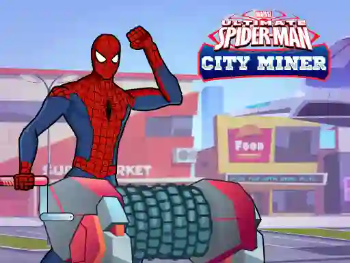 Mäng Spiderman Gold Miner Internetis