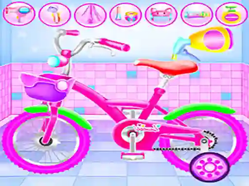 Mäng Girl Bike Fix & Washing Salon Internetis