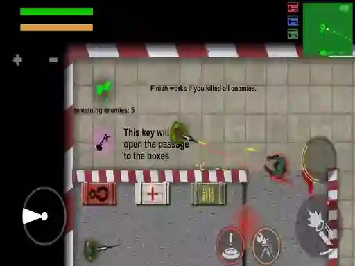 Mäng Zombie War 2D Internetis