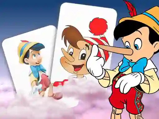 Mäng Pinocchio Memory card Match Internetis