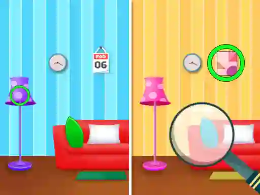 Mäng Find The Difference Internetis