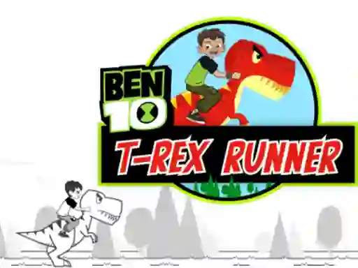 Mäng Ben 10 T-Rex Runner Internetis