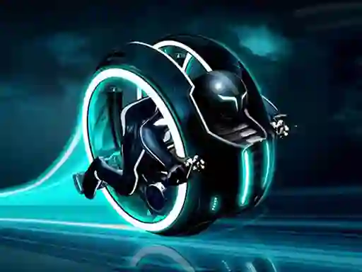 Mäng Cyber Tron biker Internetis