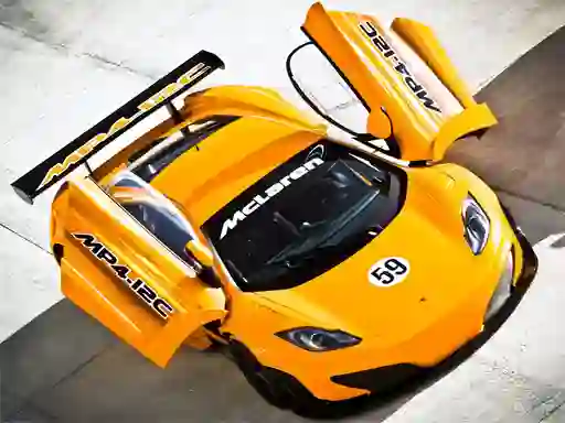 Mäng McLaren GT3 Puzzle Internetis