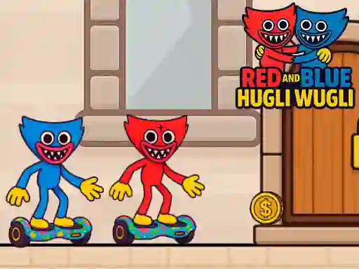 Mäng Red and Blue Hugli Wugli Internetis