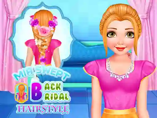 Mäng Mia Swept Back Bridal Hairstyle Internetis