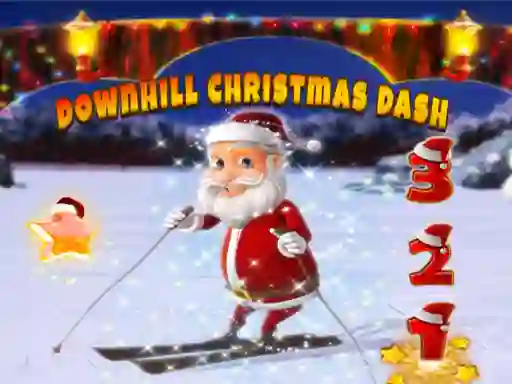 Mäng Downhill Christmas Dash Internetis
