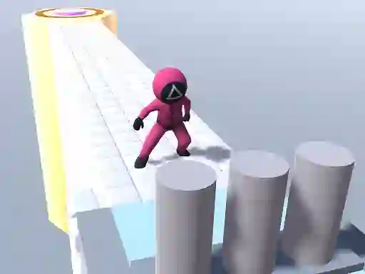 Mäng Squid Gamer Runner Obstacle Internetis