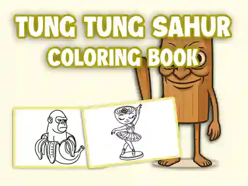 Mäng Tung Tung Sahur Coloring Book Internetis