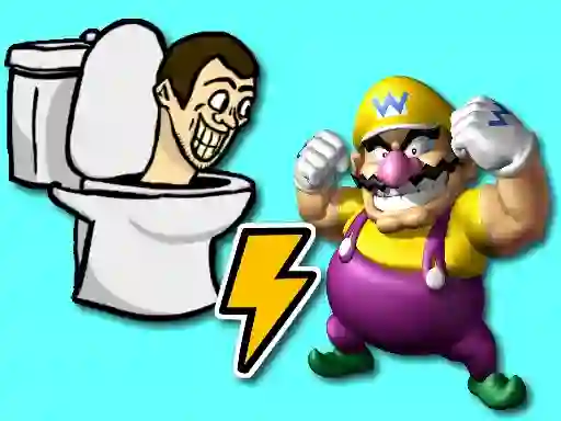 Mäng Skibidi Toilet vs Wario Internetis