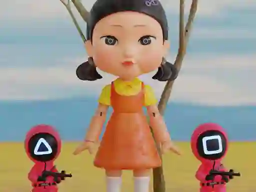 Mäng Squid Game Hidden Internetis