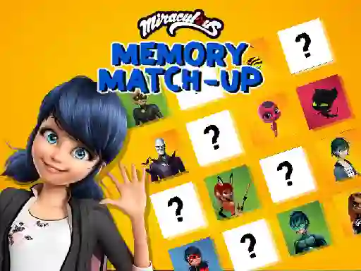 Mäng Miraculous Memory Match Up Internetis