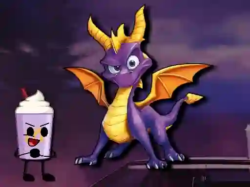 Mäng Flappy Spyro Grimace Internetis