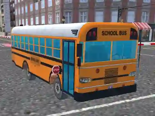 Mäng Bus School Park Driver Internetis