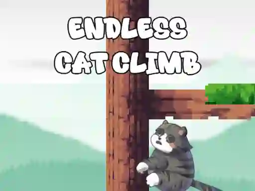 Mäng Endless Cat Climb Internetis