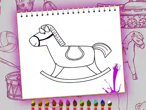 Mäng Coloring Book: Toy Shop Internetis