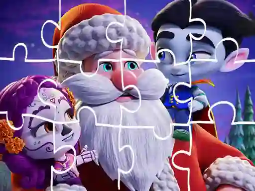 Mäng Super Monsters Christmas Jigsaw Internetis