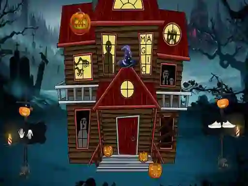 Mäng Halloween Magic Lady Escape Internetis