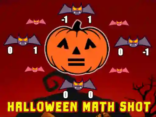 Mäng Halloween Math Shot Internetis