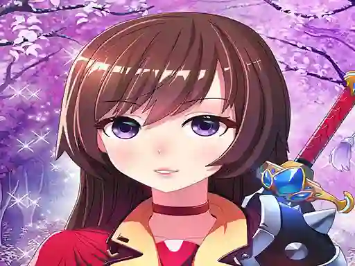 Mäng Anime Girl Fantasy Dress Up Internetis