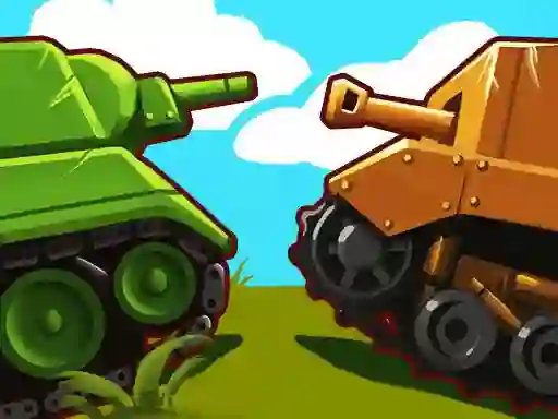 Mäng Multiplayer Tank Battle Internetis