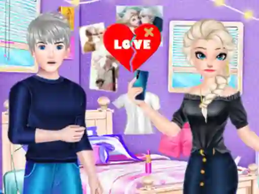 Mäng Elsa Heart Break Time Internetis