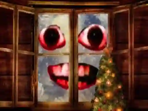 Mäng New Year: Santa Claus outside the window Internetis