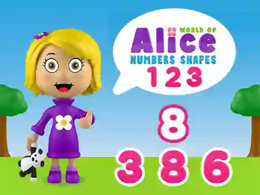 Mäng World of Alice Numbers Shapes Internetis