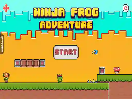 Mäng Ninja Frog Adventure Internetis