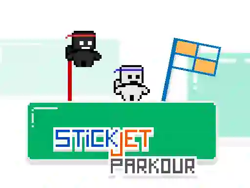 Mäng StickJet Parkour Internetis