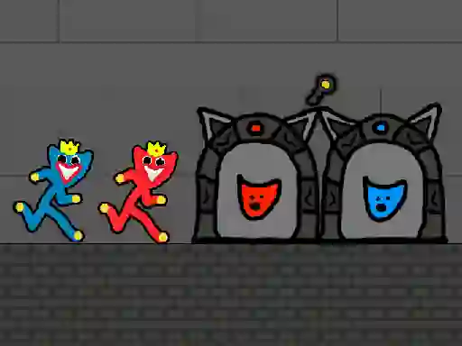 Mäng Red and Blue Stickman Huggy 2 Internetis