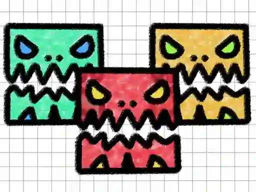 Mäng Geometry Dash Paper Note Internetis