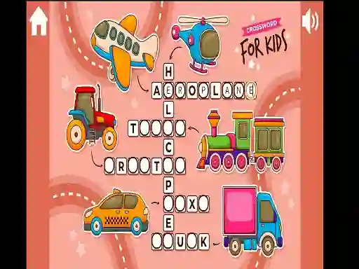 Mäng Crossword for Kids Internetis
