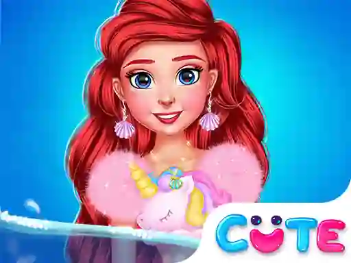 Mäng Princess Turned Into Mermaid Internetis