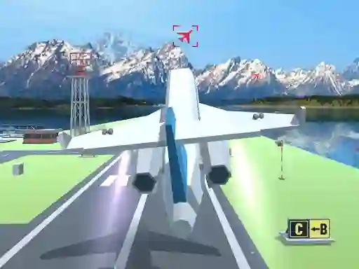 Mäng Polygon Flight Simulator Internetis