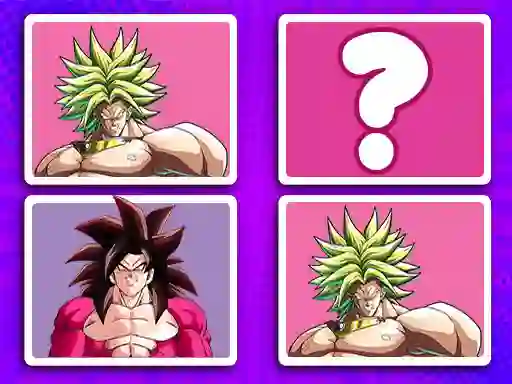 Mäng DragonBall Match Cards Internetis