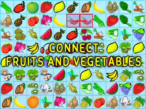 Mäng Connect Fruits and Vegetables Internetis