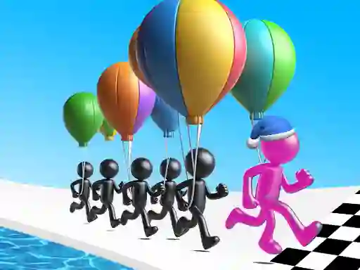 Mäng Ballon Race 3D Internetis