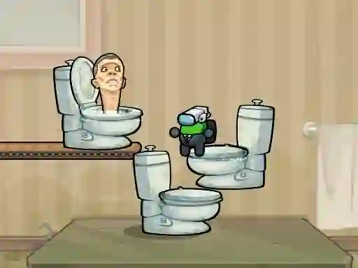 Mäng Impostor Jump Skibidi Toilet Internetis