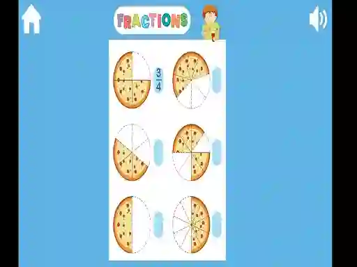 Mäng Fractions Internetis