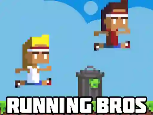 Mäng Retro Running Bros Internetis