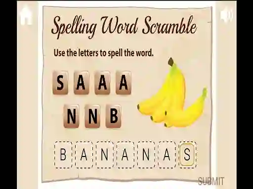 Mäng Spelling Word Scramble Internetis